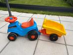 Kindertraktor met aanhangwagen - loopauto, Ophalen, Gebruikt, Loopvoertuig