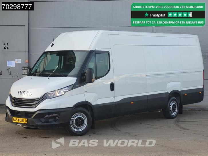 Iveco Daily 35S16 L3H2 160PK 3,5t Trekgewicht Airco Parkeers, Auto's, Bestelwagens en Lichte vracht, Bedrijf, Te koop, Airconditioning
