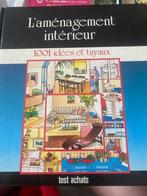 Livre l aménagement intérieur 1001 idées et tuyaux, Intérieur et Design, Enlèvement, Utilisé