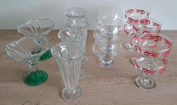 Lot ijscoupes, Huis en Inrichting, Keuken | Servies, Ophalen