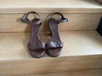 Sandalen met hakken. Maat 41 merk Scapa, Kleding | Dames, Schoenen, Ophalen of Verzenden, Zo goed als nieuw, Bruin