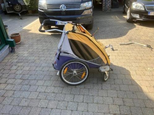 fietskar, Fietsen en Brommers, Fietsaccessoires | Aanhangwagens en Karren, Gebruikt, Kinderkar, 40 tot 60 kg, Ophalen