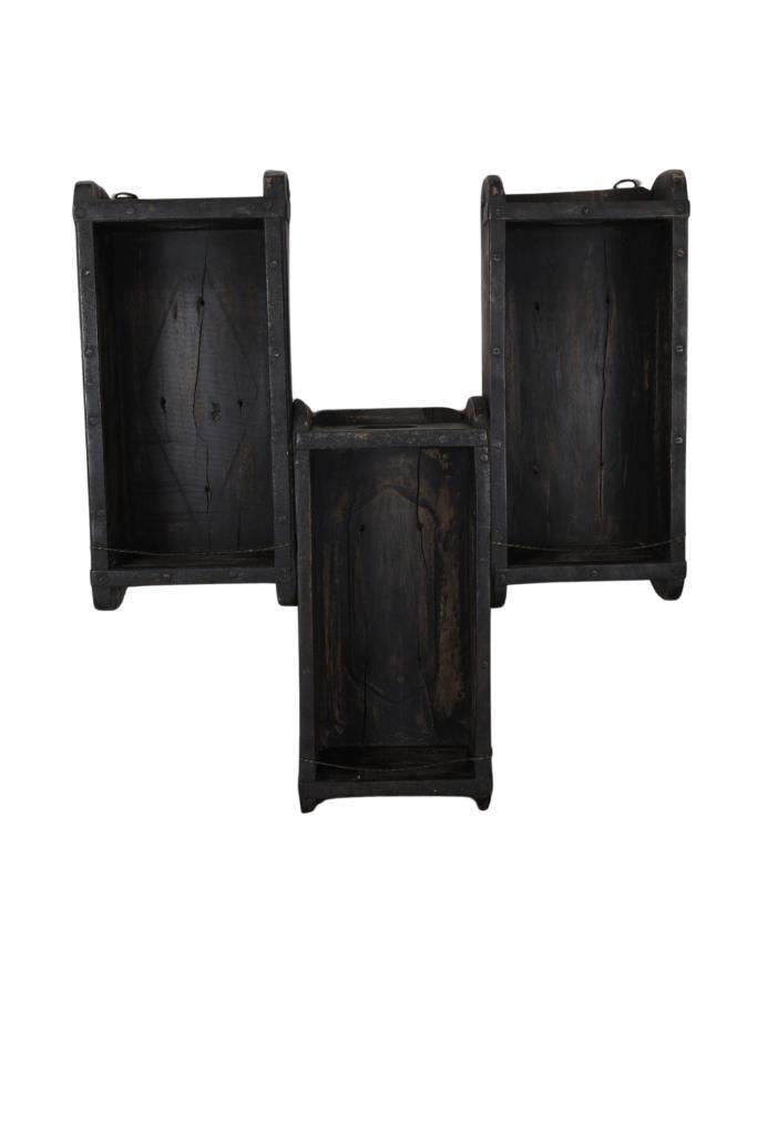 Ophang wijnrek (oude bakstenen, Huis en Inrichting, Woonaccessoires | Wijnrekken, Nieuw, Minder dan 50 cm, Hout, Minder dan 5 flessen