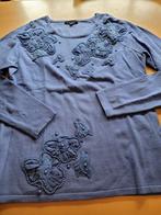 blauwe fantasiepull, Blauw, Maat 42/44 (L), Ophalen of Verzenden, Zo goed als nieuw
