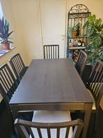 Tafel en stoelen, Huis en Inrichting, Tafels | Eettafels, Ophalen, 50 tot 100 cm, Zo goed als nieuw, Vijf personen of meer