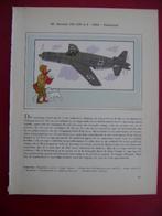 Hergé. Vliegtuigen oorlog 1939-1945, uitgave 1953., Verzamelen, Luchtvaart en Vliegtuigspotten, Ophalen of Verzenden, Zo goed als nieuw