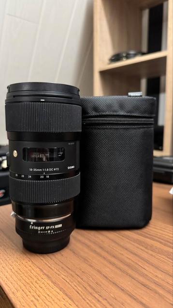 Sigma 18-35mm F1.8 DC HSM | Art + Fringer EF-FX Pro II beschikbaar voor biedingen