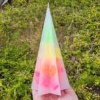 Kaars, ster, sterkaars, piramidekaars, fluokaars, decoratie, Nieuw, Ophalen of Verzenden, Wit, Kaars