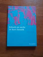 E.H. Schotman - Ethiek en recht in kort bestek, E.H. Schotman, Ophalen of Verzenden
