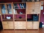 Wandkast grenen, Huis en Inrichting, Ophalen, Gebruikt, Glas