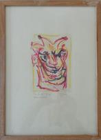 EDOUARD PIGNON / LE FOU / KLEURETS / 43x31cm / KADER / SIG, Ophalen of Verzenden