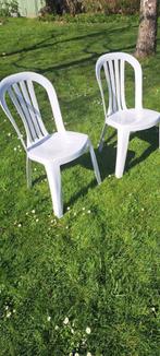 Chaise en pvc, Ophalen, Zo goed als nieuw, Plastic, Stapelbaar