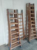 Houten ladders, Doe-het-zelf en Bouw, Ladders en Trappen, Ophalen, Gebruikt