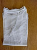 T-shirt blanc, tailles 134 - 140, V&D, Garçon ou Fille, Chemise ou À manches longues, Utilisé