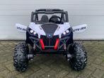 Beach Buggy 2 persoons 24v wit /rubberband Leder MP4 scherm, Kinderen en Baby's, Speelgoed | Buiten | Accuvoertuigen, Nieuw, Ophalen of Verzenden