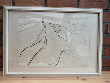 Octave Landuyt lithographie pour Volvo Europe  beschikbaar voor biedingen
