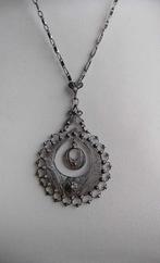 ketting grijs, Handtassen en Accessoires, Kettingen, Ophalen of Verzenden, Grijs