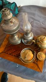 Lampe à huile et jouets anciens, Antiquités & Art, Antiquités | Étain, Enlèvement ou Envoi