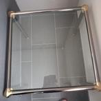 Glazen salontafel, Huis en Inrichting, Tafels | Salontafels, Ophalen, Gebruikt