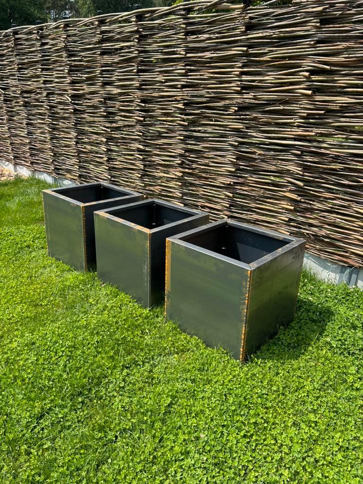 Des bacs à fleurs en acier Corten à des prix compétitifs, Jardin & Terrasse, Bacs à fleurs & Jardinières, Neuf, Métal, Enlèvement