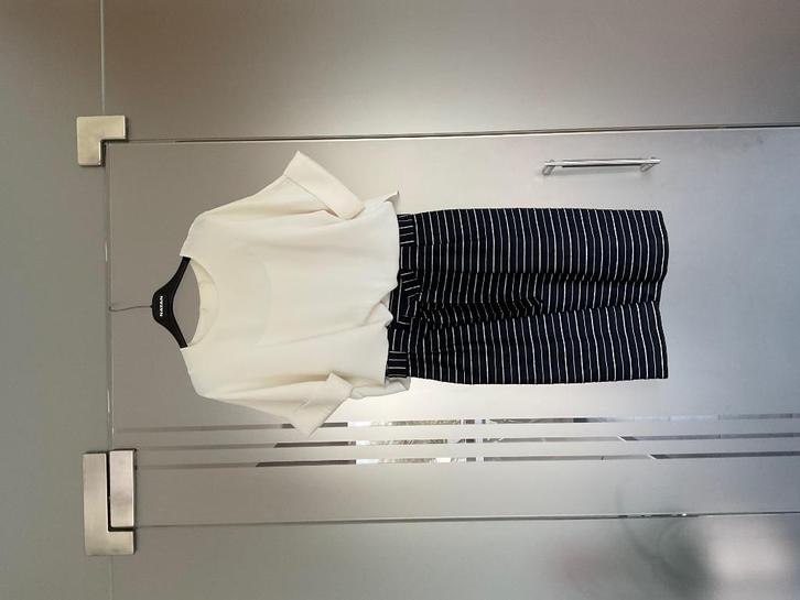 Natan kleed maat 40, Kleding | Dames, Jurken, Zo goed als nieuw, Maat 38/40 (M), Blauw, Knielengte, Ophalen of Verzenden