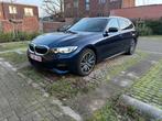 BMW 330e Touring M-pack, Auto's, Blauw, Leder, Break, 5 deurs