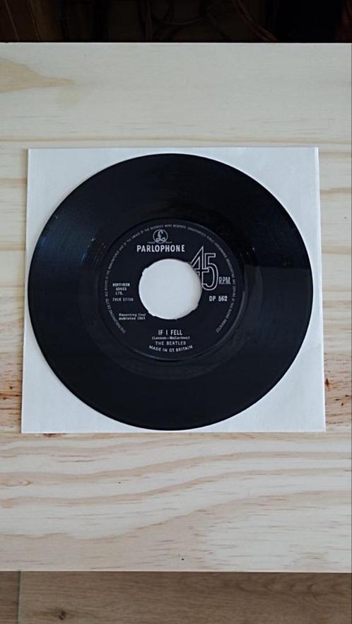 Beatles If I Fell Tell Me Why 45t 7" DP 562 U UK 1965 rare, Cd's en Dvd's, Vinyl | Rock, Gebruikt, Poprock, Overige formaten, Ophalen of Verzenden