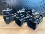SET 3 JVC camcorders JVC GY-HM600 series, Camera, Full HD, Geheugenkaart, Gebruikt
