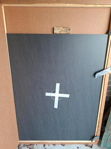 Receveur douche céramique noir balmani 120x90x2.2 Neuf beschikbaar voor biedingen