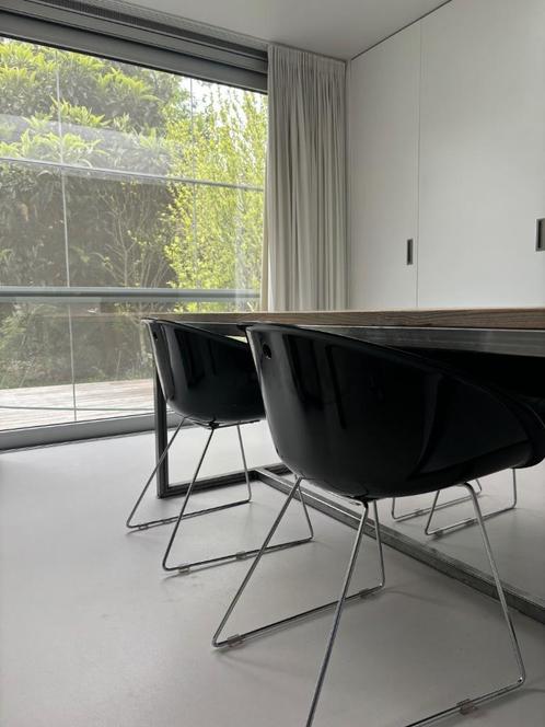 Pedrali Gliss 921 design stoelen 8 stuks, Maison & Meubles, Chaises, Utilisé, Cinq, Six Chaises ou plus, Synthétique, Noir, Enlèvement