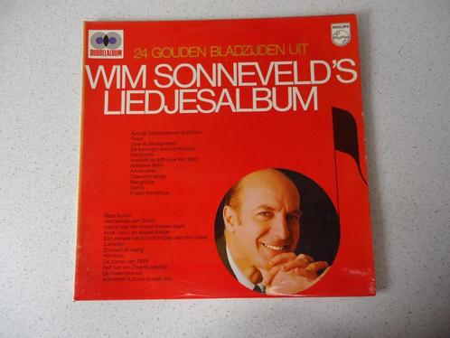 Dubbel LP van "Wim Sonneveld" Liedjesalbum  anno 1973., CD & DVD, Vinyles | Néerlandophone, Comme neuf, Chanson réaliste ou Smartlap