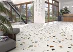 18m2 tegel 60x60 terrazzo look, Doe-het-zelf en Bouw, Tegels, Ophalen, 60 cm of meer, Nieuw, 10 m² of meer