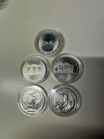 1 oz bullion zilver munten, Argent, Enlèvement