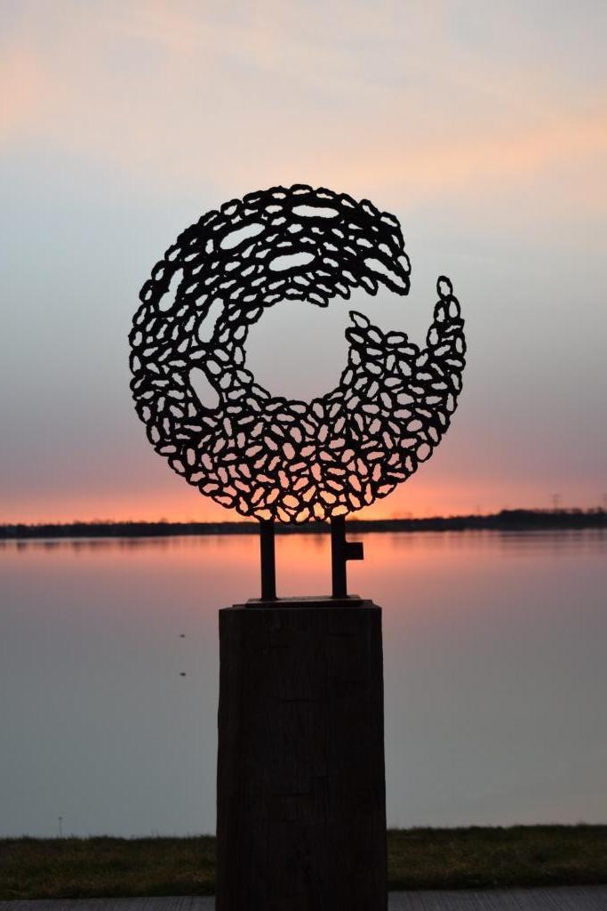 IJzer kunst in uw eigen tuin, Antiek en Kunst, Kunst | Beelden en Houtsnijwerken, Ophalen of Verzenden