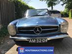 Mercedes 230SL Cabriolet 1964 | Route 66 Auctions, Auto's, Automaat, Cabriolet, Blauw, Mercedes-Benz