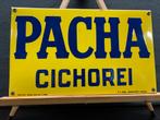 Emaille reclamebord Pacha 1939, Verzamelen, Ophalen, Reclamebord