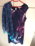 Mooi kleedje met bijhorend sjaaltje Cassis, Maat 42/44 (L), Ophalen of Verzenden, Zo goed als nieuw, Onder de knie