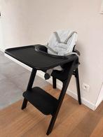 Stokke steps kinderstoel complete set zwart, Kinderen en Baby's, Ophalen, Zo goed als nieuw