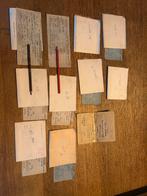 9 Papier moto lambretta bsa ardie etc lot ou a la pieces, Motoren, Ophalen of Verzenden