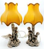 Ensemble de lampes de table avec angelots, Enlèvement, Utilisé