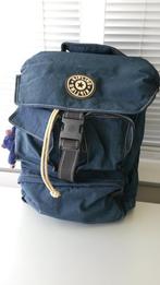 Kipling blauwe rugzak met laptop vak, Ophalen of Verzenden, Zo goed als nieuw, Blauw, Rugtas