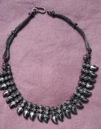 Vintage zilver indiase choker ketting, Handtassen en Accessoires, Ophalen, Zilver, Ketting