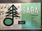 SABA, ets POACON-catalogus, Elsene, 1961, Antiek en Kunst, Ophalen of Verzenden