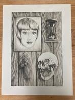 Karel moers - litho, Ophalen of Verzenden