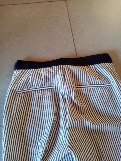 Zara : nieuw blauw wit strepen losvallende lange broek , S, Kleding | Dames, Broeken en Pantalons, Nieuw, Maat 36 (S), Blauw, Lang