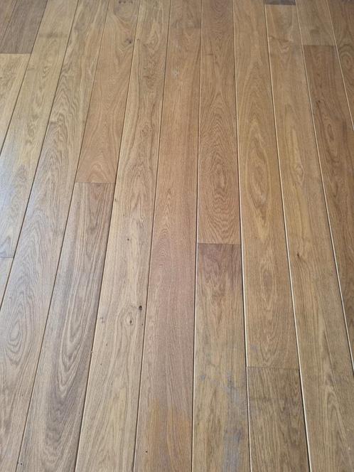 Eiken houten vloer 87 m2, Doe-het-zelf en Bouw, Vloerdelen en Plavuizen, Gebruikt, Vloerdelen of -planken, Hout, 150 cm of meer