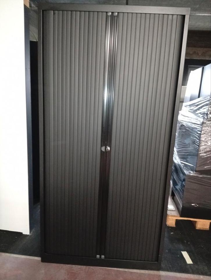 Zwarte archiefkasten (x4 stuks)  in nieuwstaat!, Huis en Inrichting, Kasten | Roldeurkasten en Archiefkasten, Zo goed als nieuw