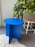 HK Living metal metalen bijzettafelje Ø40x45cm cobalt blauw, Minder dan 55 cm, Metaal of Aluminium, Rond, Zo goed als nieuw