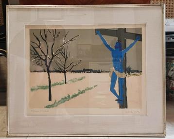 Rick Slabbinck Litho, gesigneerd. beschikbaar voor biedingen