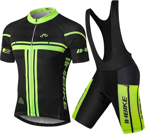 Herenshirt + fietsbroek SNELLE GRATIS LEVERING, Fietsen en Brommers, Fietsaccessoires | Fietskleding, Nieuw, Heren, L, Verzenden